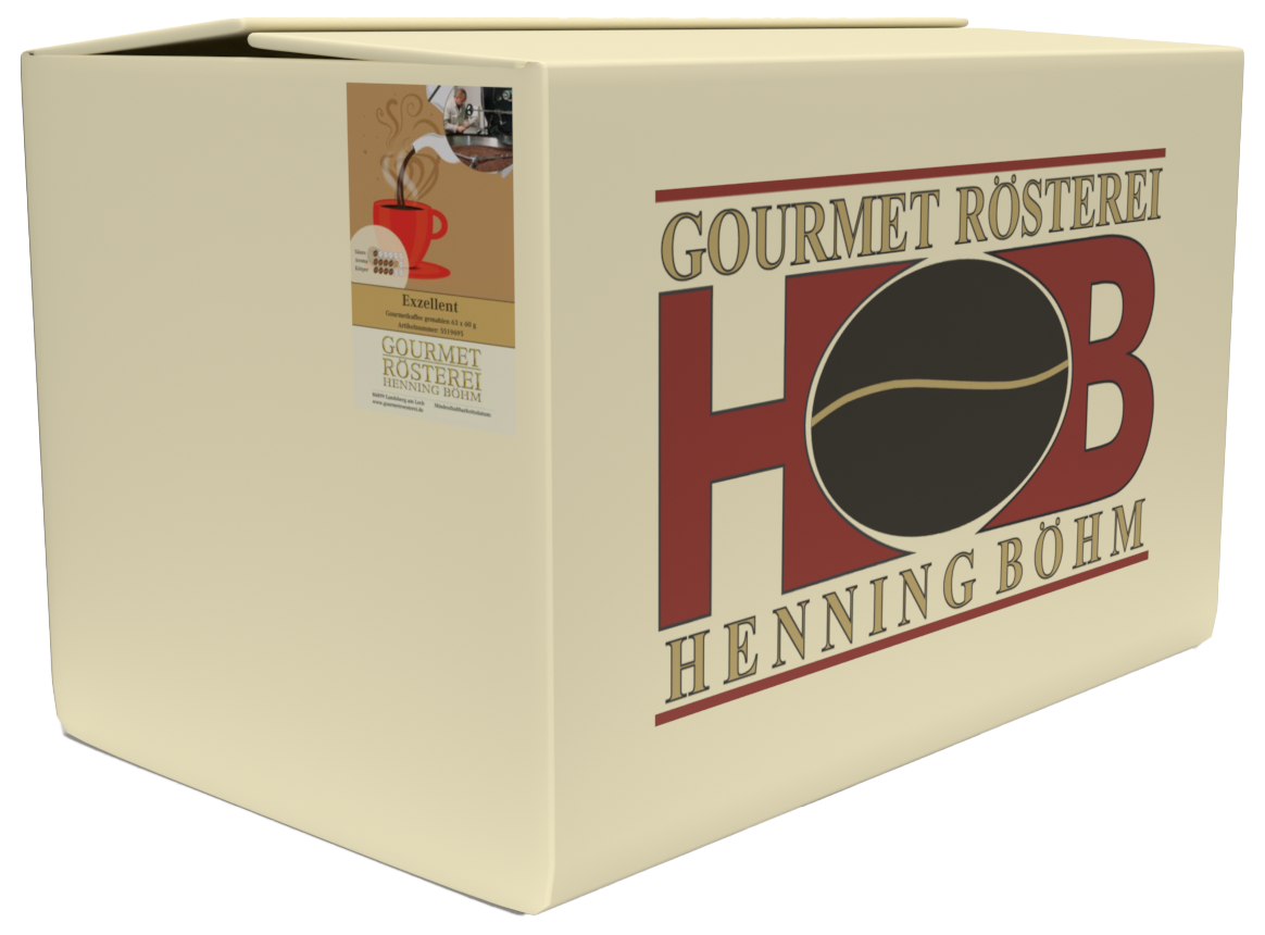 Gourmet Exzellent - Filterkaffee Portionsbeutel 63 x 60g Gourmet Exzellent - Filterkaffee Portionsbeutel 63 x 60g