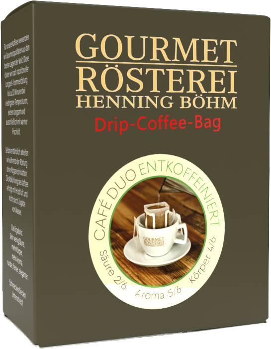 Drip Coffee Bag - Gourmet Duo entkoffeiniert - 8 x 10 g Drip Coffee Bag - Gourmet Duo entkoffeiniert - 8 x 10 g