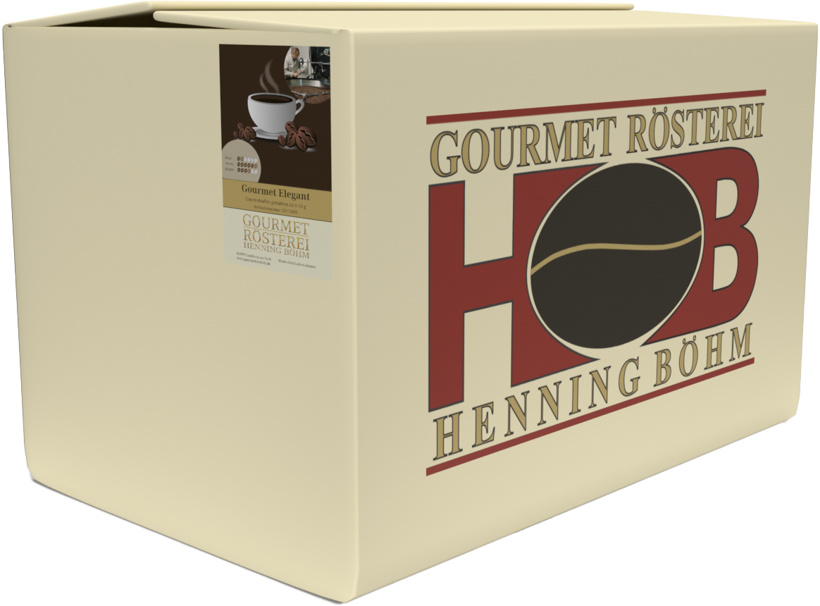 Gourmet Elegant - Filterkaffee Portionsbeutel 63 x 70g Gourmet Elegant - Filterkaffee Portionsbeutel 63 x 70g