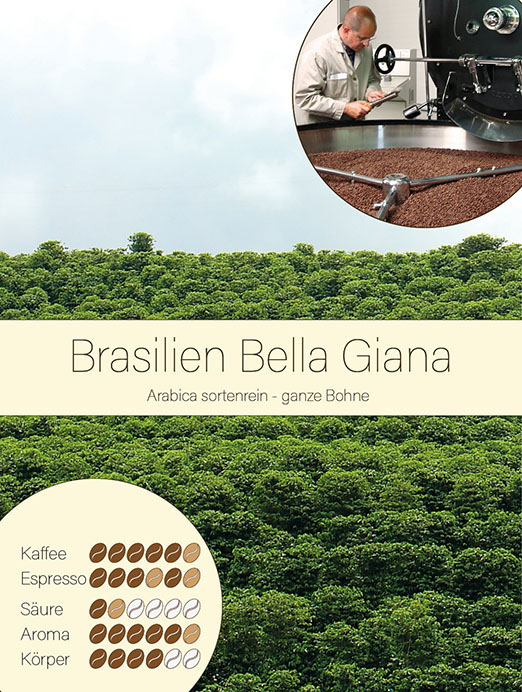 Brasilien Bella Giana - Arabica sortenrein Brasilien Bella Giana - Arabica sortenrein