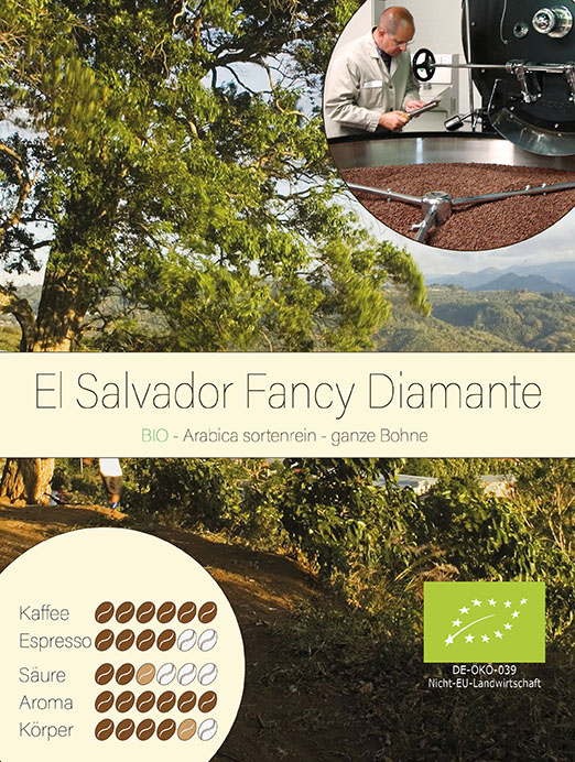El Salvador Fancy Diamante BIO - Arabica sortenrein El Salvador Fancy Diamante BIO - Arabica sortenrein