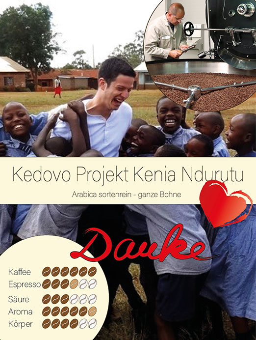 Kenia Ndurutu Kedovo Projekt - Arabica sortenrein