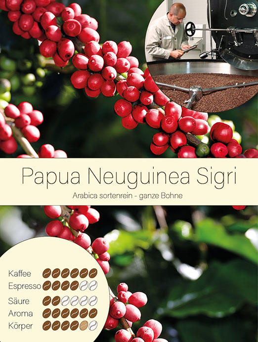 Papua Neuguinea Sigri - Arabica sortenrein Papua Neuguinea Sigri - Arabica sortenrein