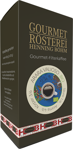 Arara Valioso BIO - Arabica sortenrein - Filterkaffee 2 x 250 g Arara Valioso BIO - Arabica sortenrein - Filterkaffee 2 x 250 g
